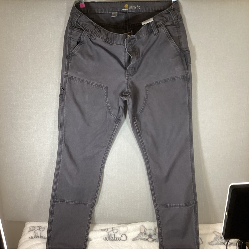 Cathartic Slim Fit‎ Gray women’s work pants size 12